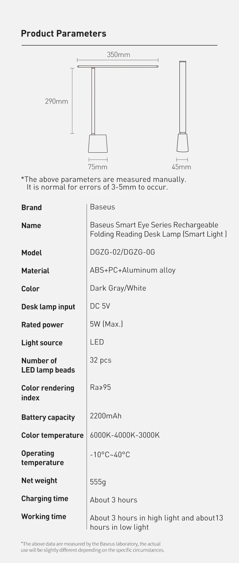 Smart LED Desk Lamp