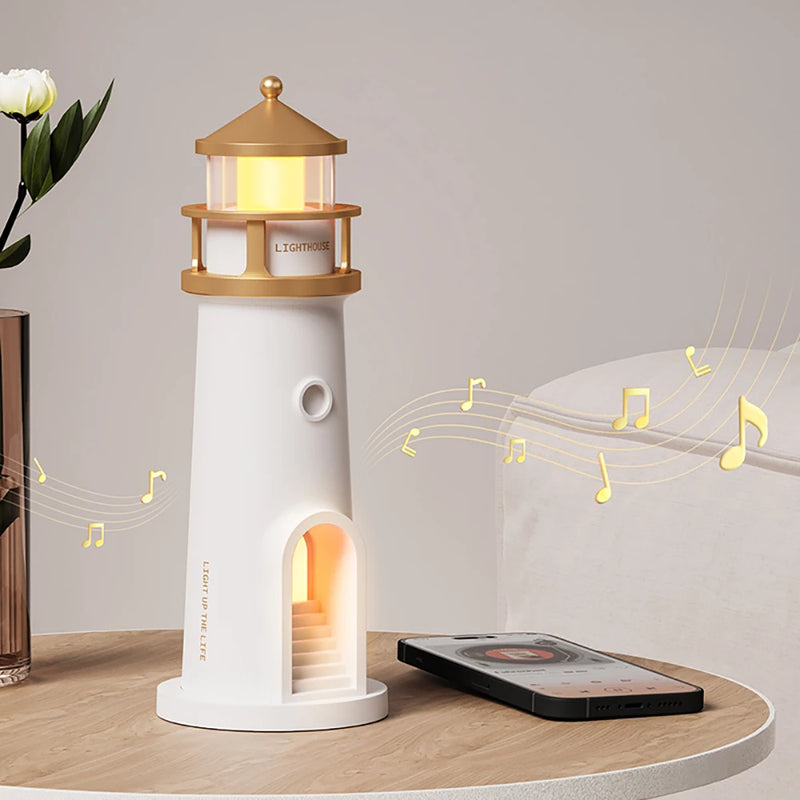 Bluetooth Moon Lighthouse Lamp