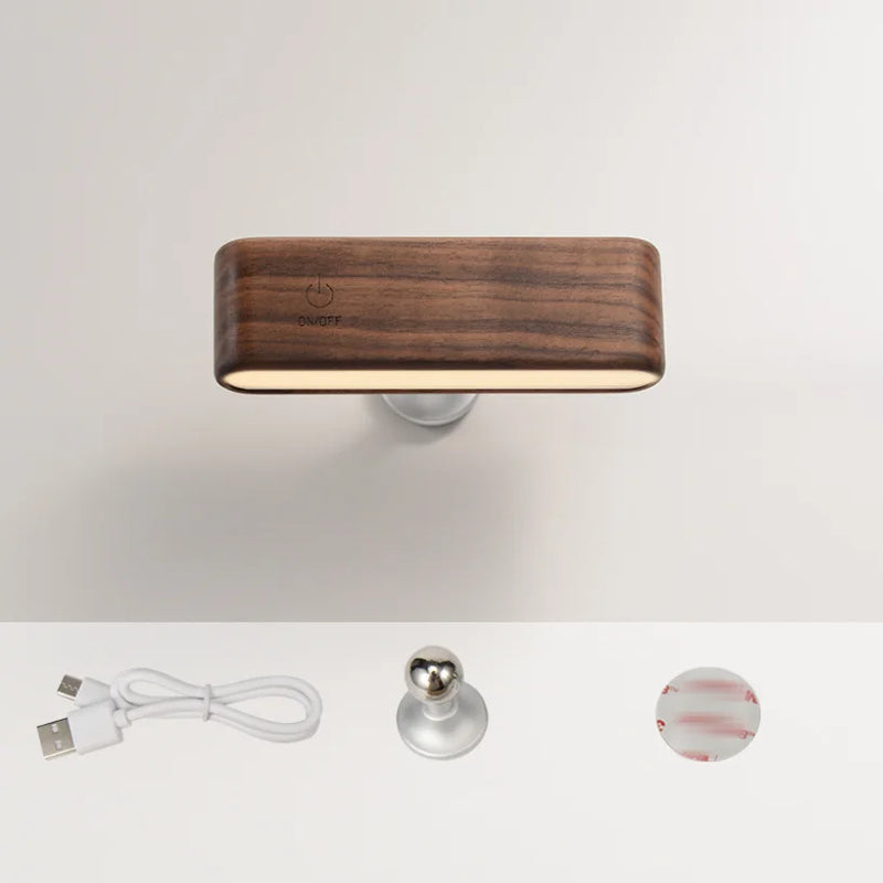 Minimalist Wood LED Lamp