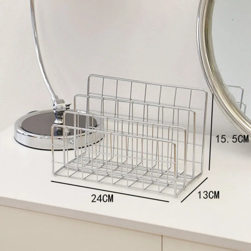 Metal Mesh Organizer Rack