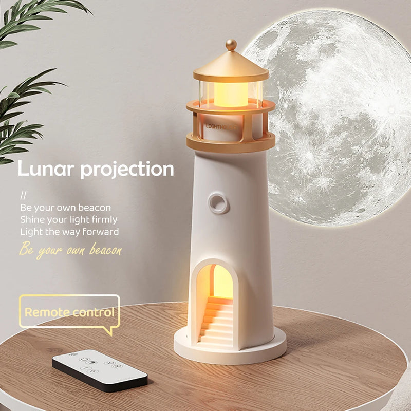 Bluetooth Moon Lighthouse Lamp