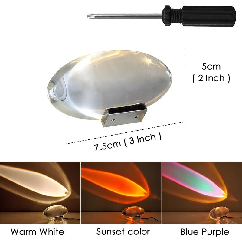 Italian Crystal LED Lamp