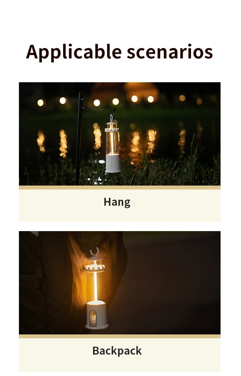 Bluetooth Moon Lighthouse Lamp