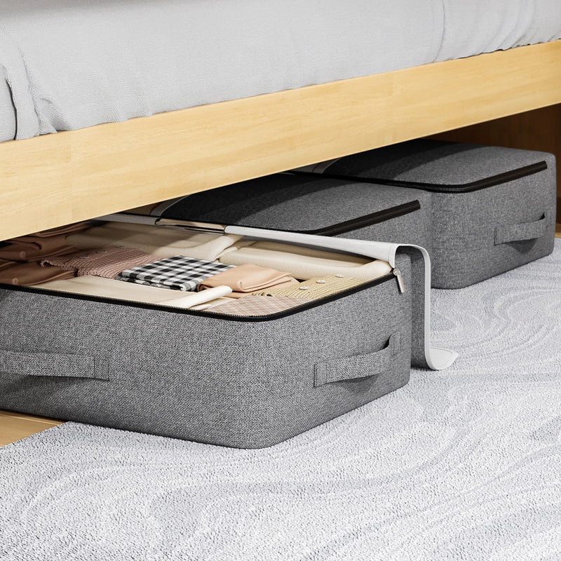 Collapsible Gray Storage Bag