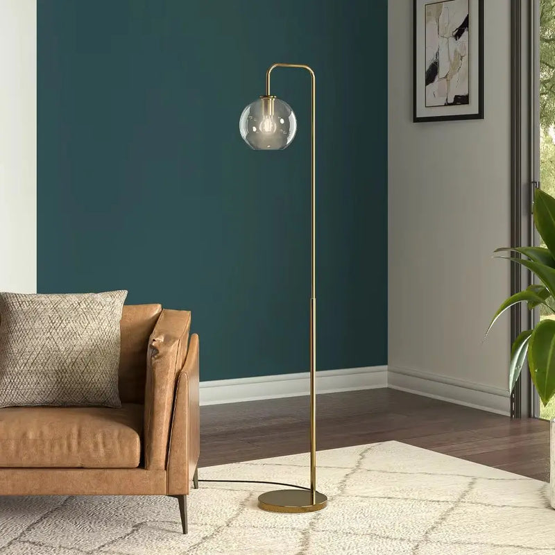 Gold Arc Floor Lamp