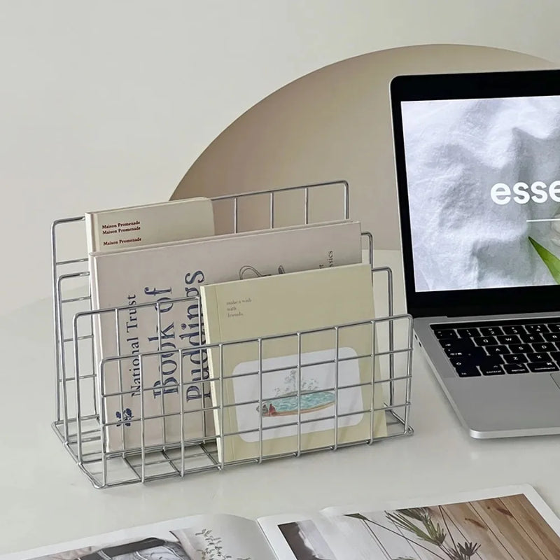 Metal Mesh Organizer Rack