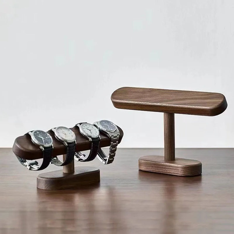 Walnut Watch Display Stand