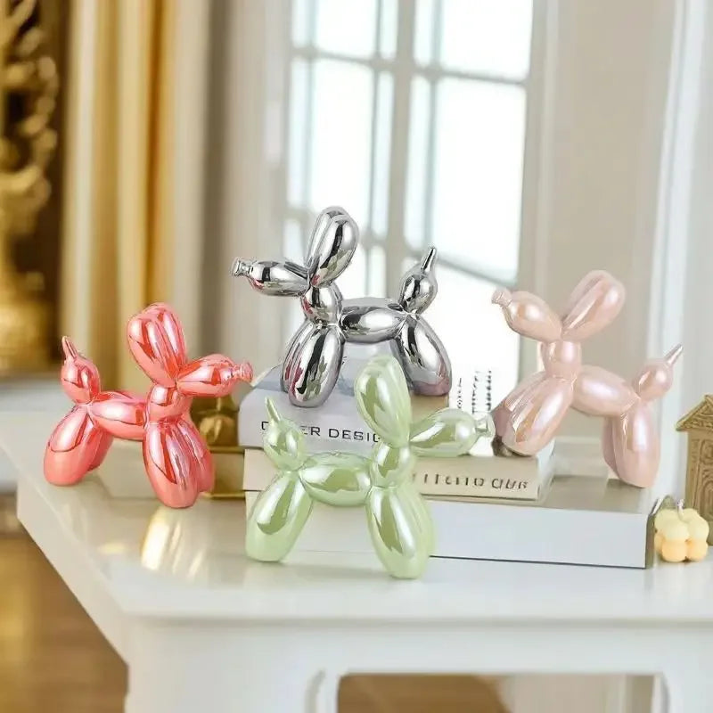 Ceramic Balloon Dog Statue