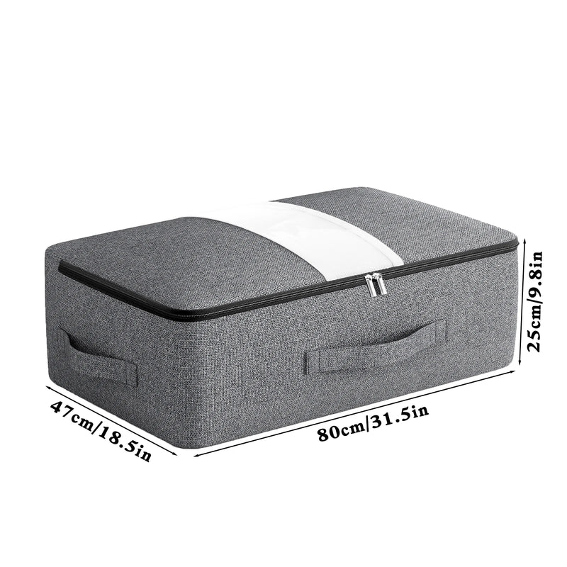 Collapsible Gray Storage Bag