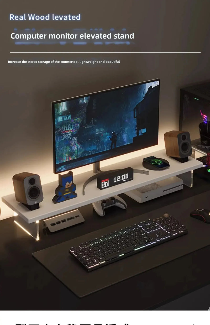 Clear Acrylic Monitor Stand