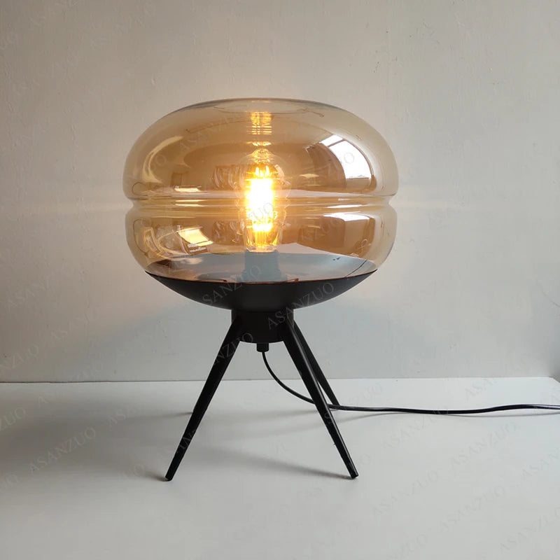 Glass Table Lamp