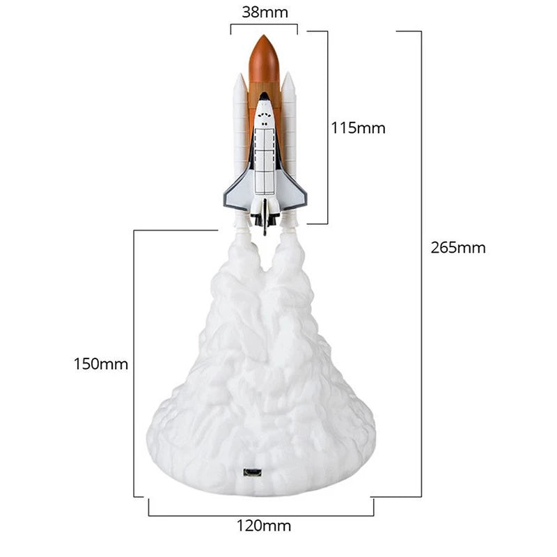Rocket Night Lamp