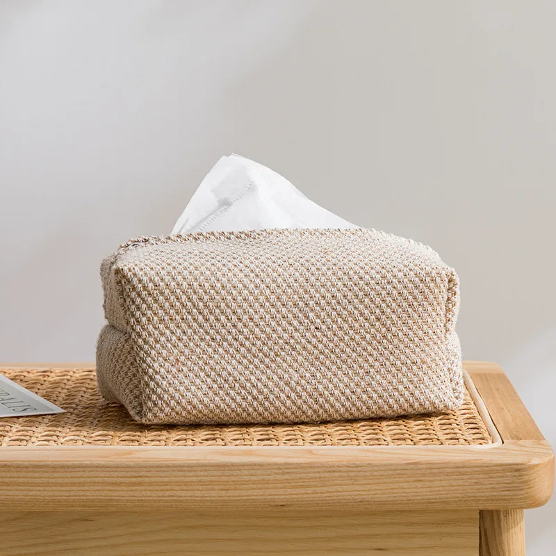 Nordic Linen Tissue Box Cover