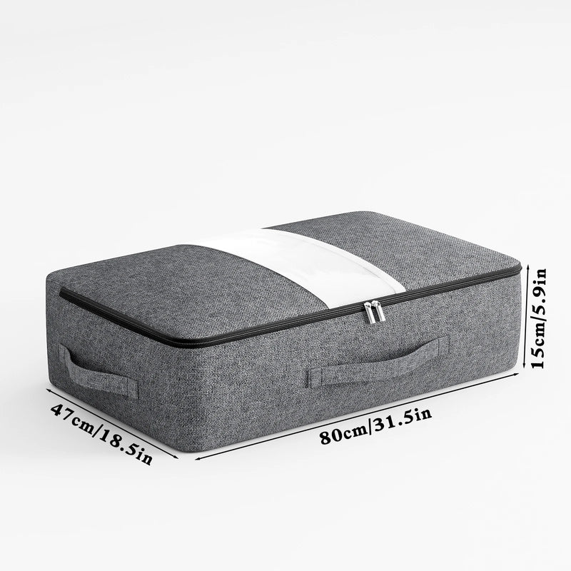 Collapsible Gray Storage Bag
