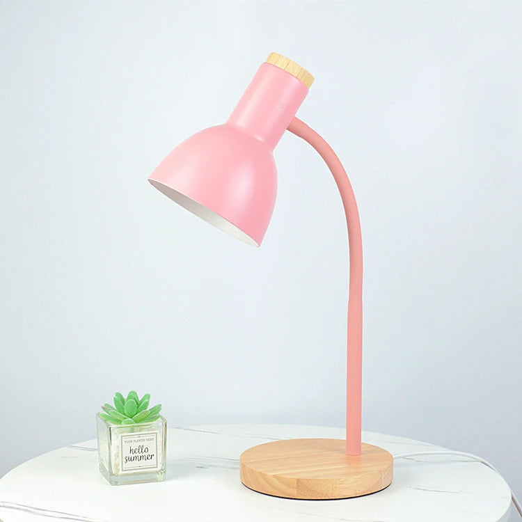 Wood & Iron Desk Lamp