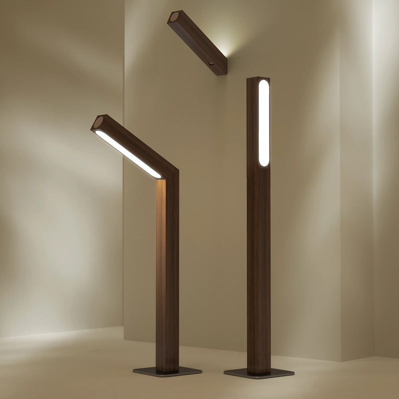 Rotating Wooden Lamp