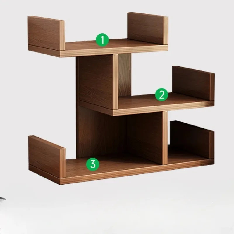 Bamboo Desk Bookshelf