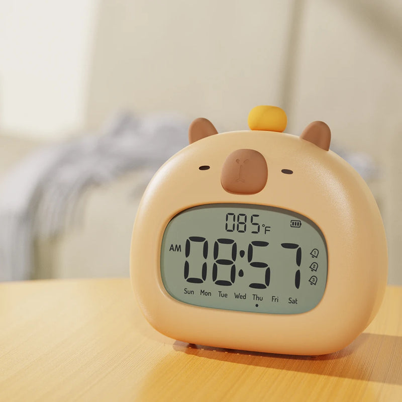Capybara LED Kids Alarm Clock