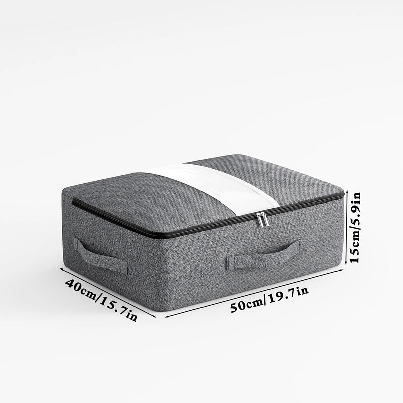 Collapsible Gray Storage Bag