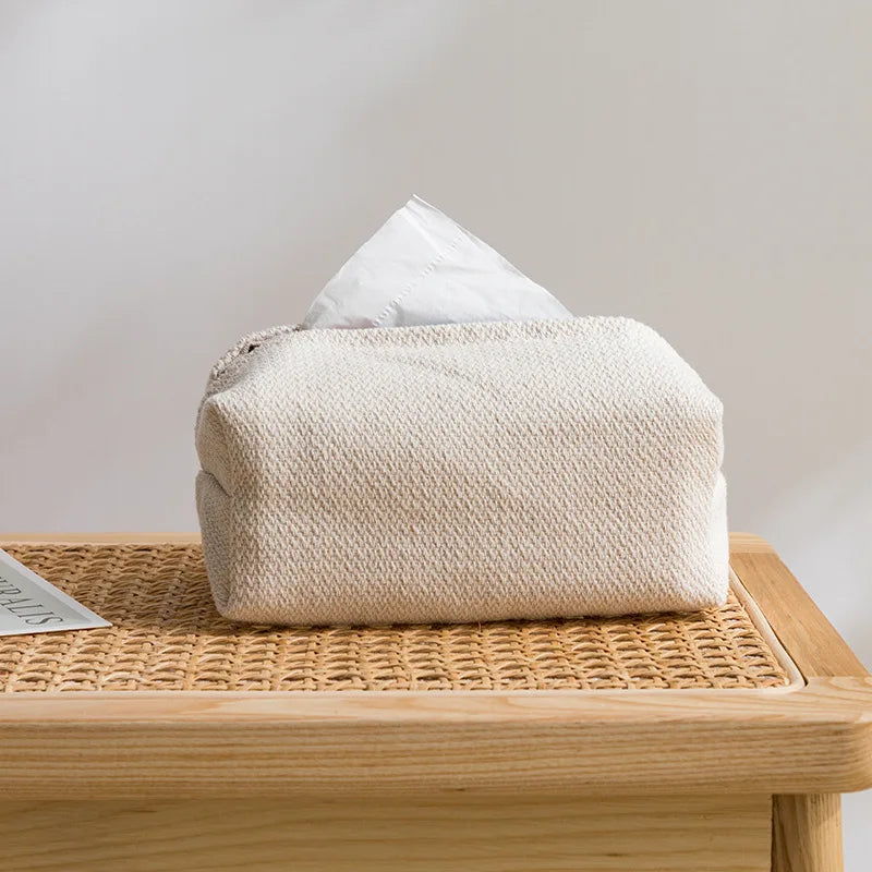 Nordic Linen Tissue Box Cover