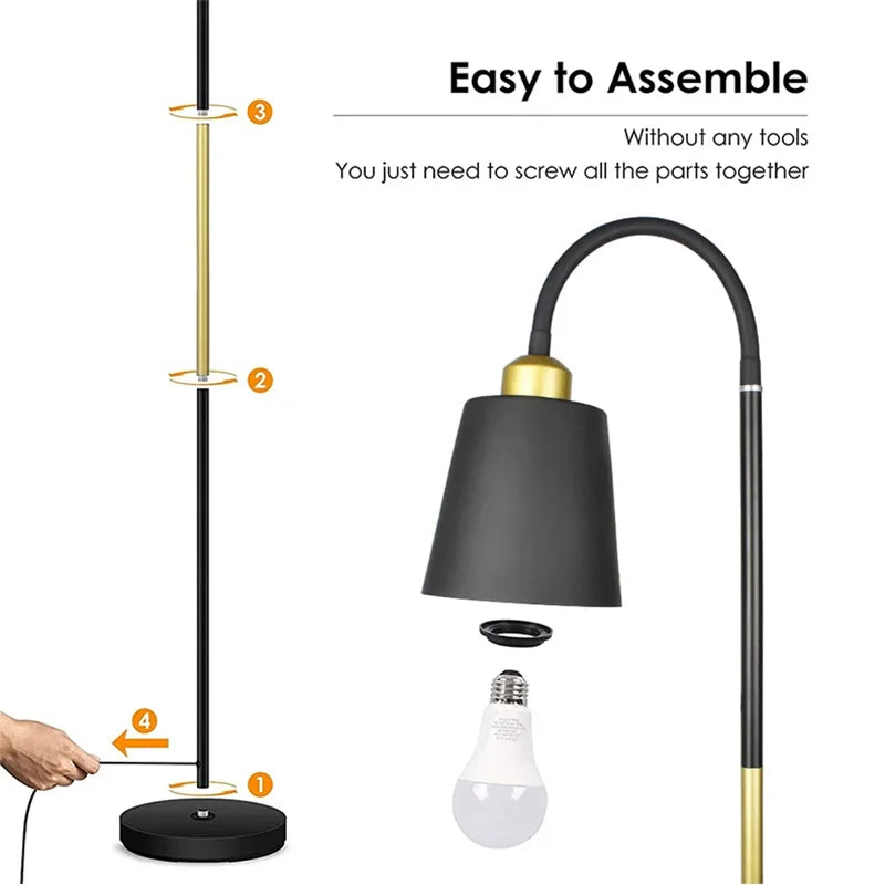 Modern Iron Floor Lamp