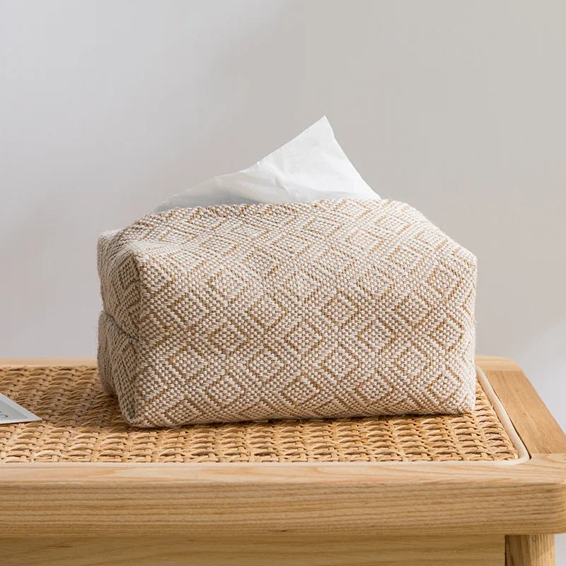 Nordic Linen Tissue Box Cover