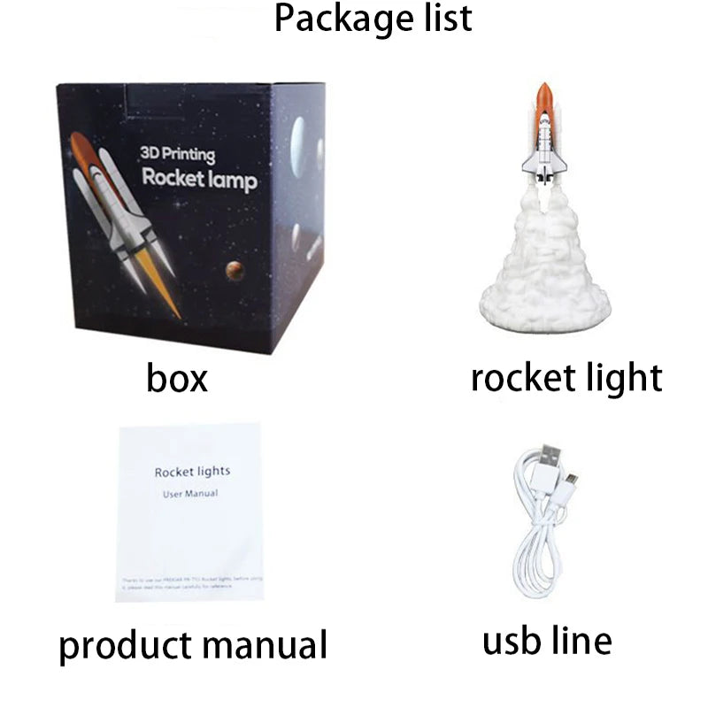Rocket Night Lamp