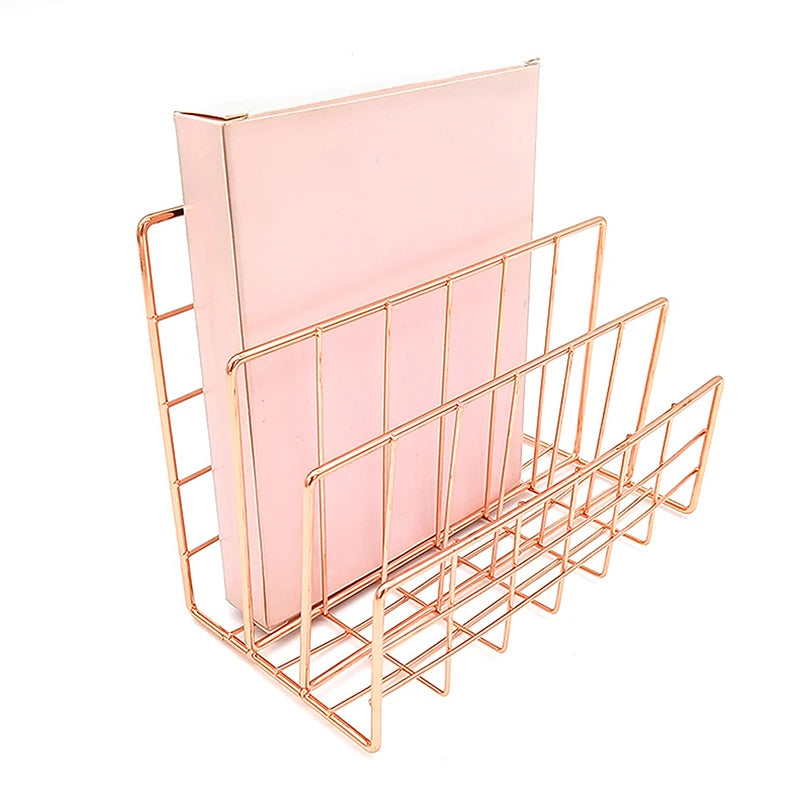 Minimalist Iron Desk Rack