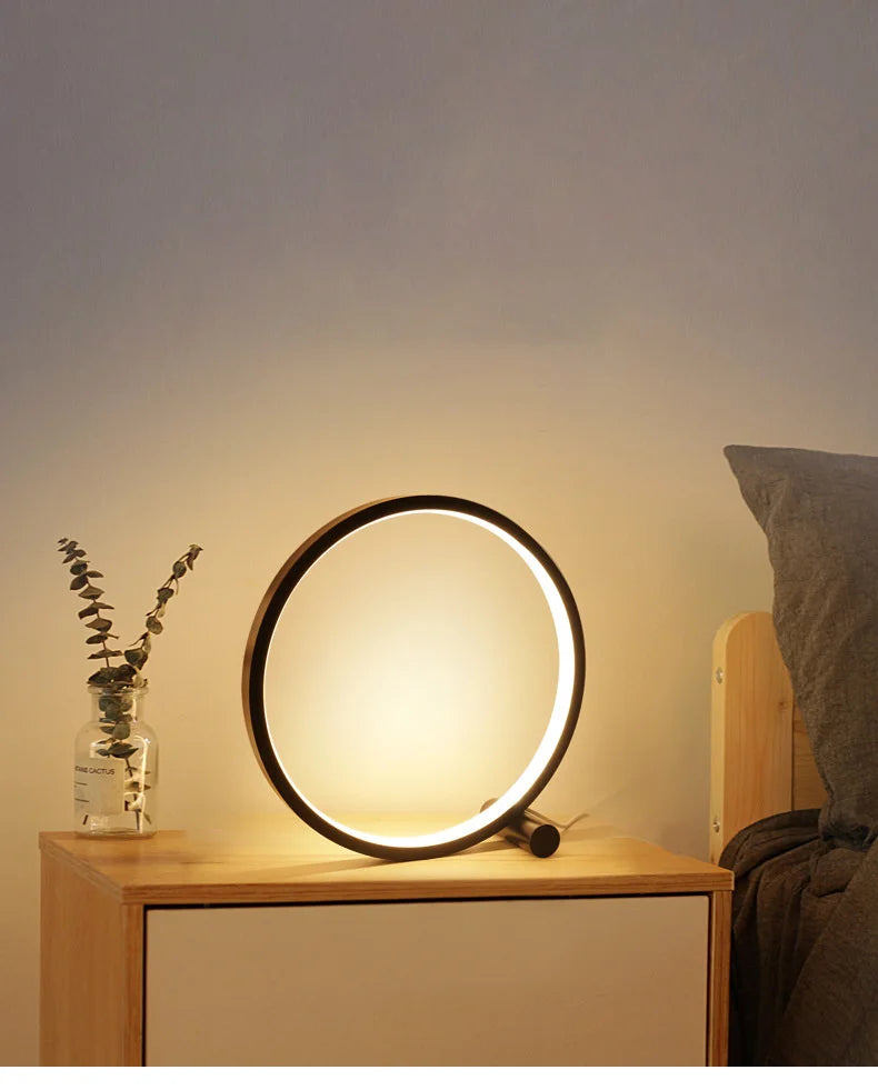 Round Ring Table Lamp