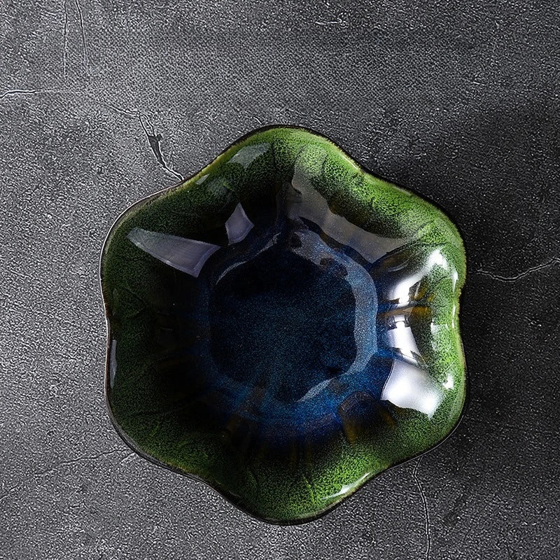 Lotus Leaf Ceramic Trinket Dish