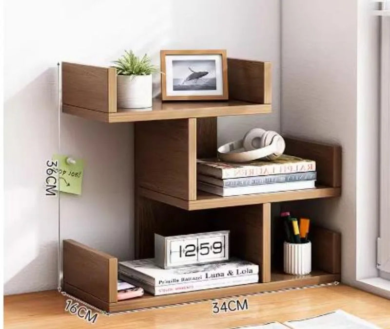 Bamboo Desk Bookshelf