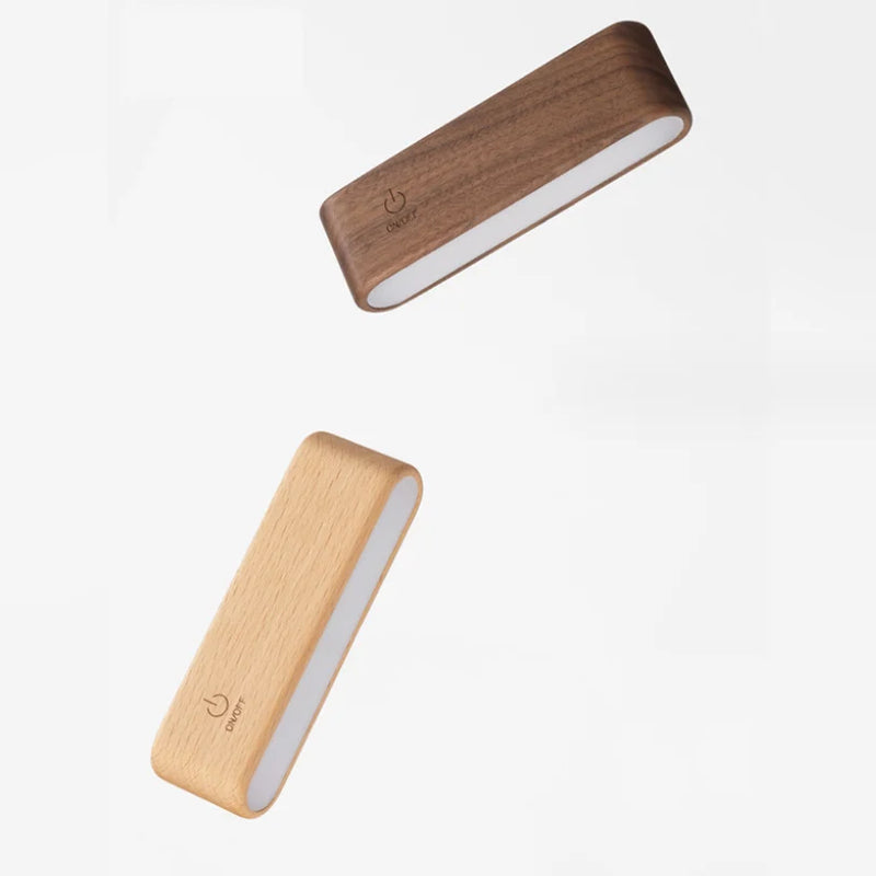 Minimalist Wood LED Lamp