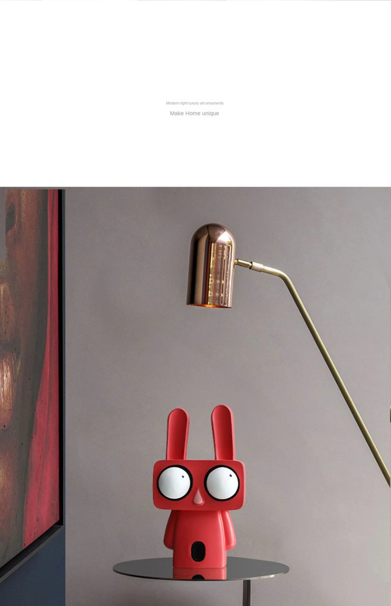 Abstract Rabbit Ornament