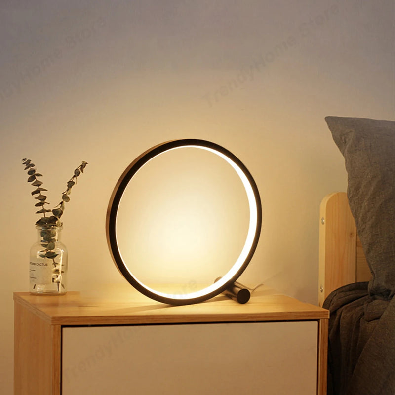 Round Ring Table Lamp