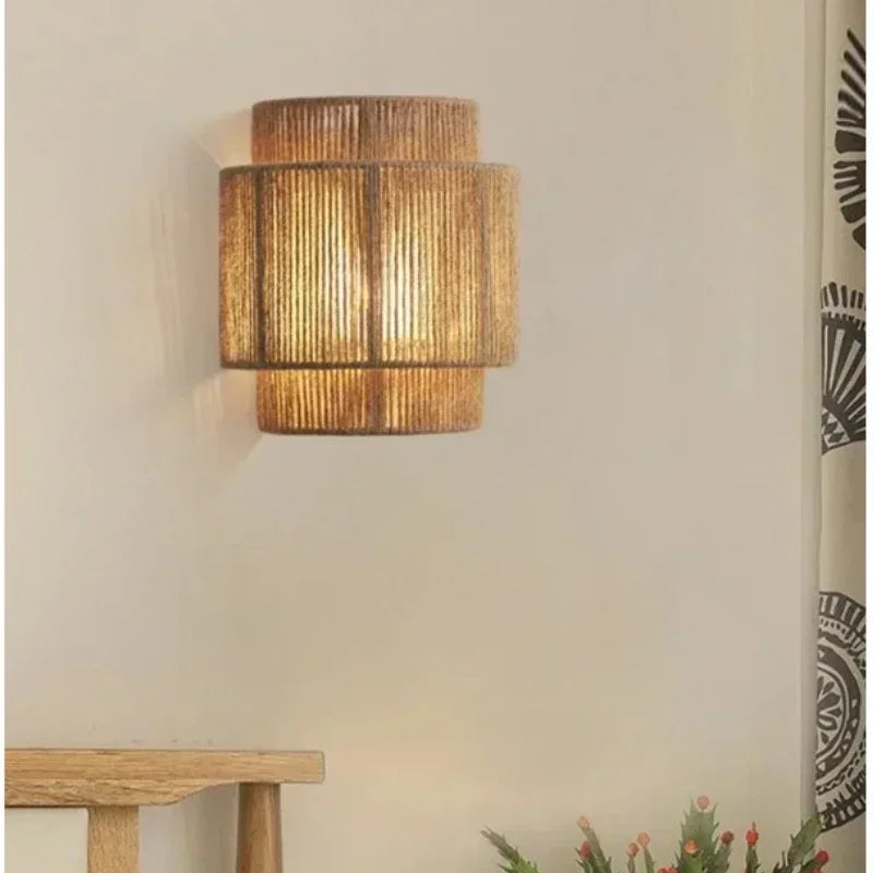 Hemp Rope Wall Lamp