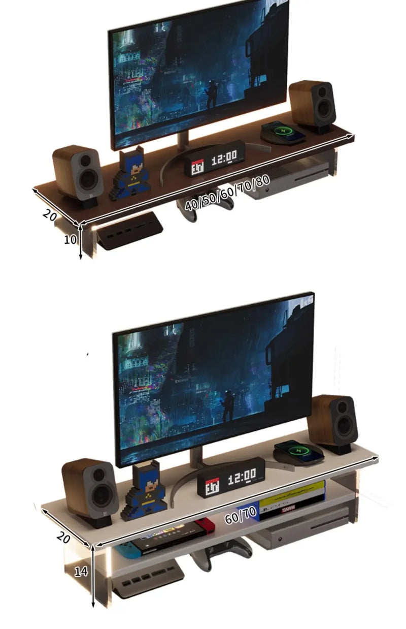 Clear Acrylic Monitor Stand