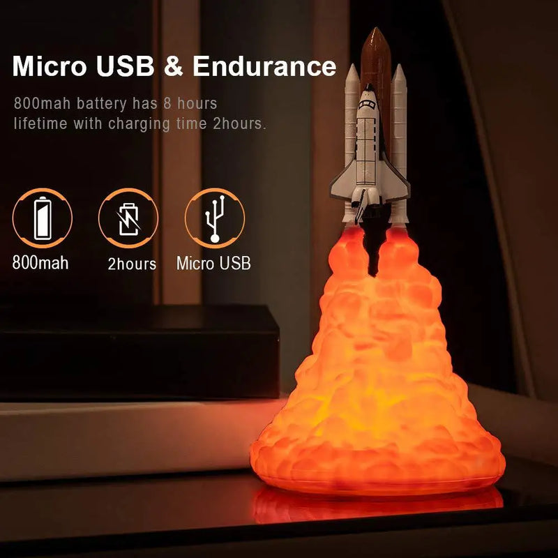 Rocket Night Lamp