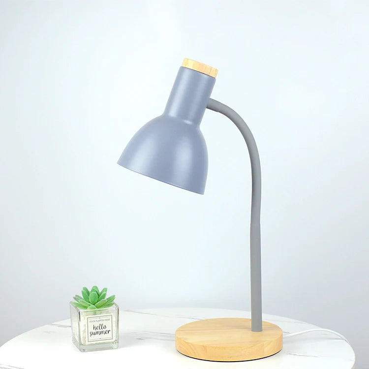 Wood & Iron Desk Lamp