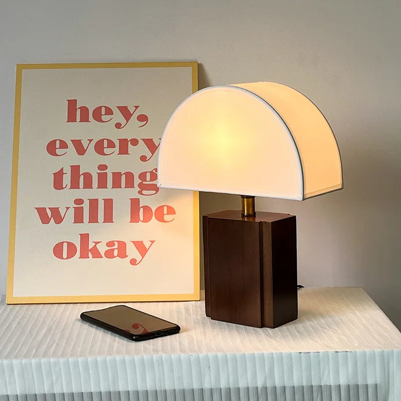Nordic Wood Table Lamp