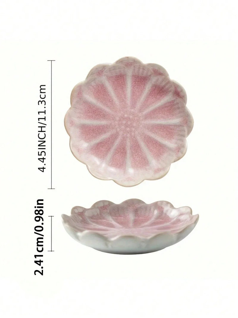 Lotus Leaf Ceramic Trinket Dish