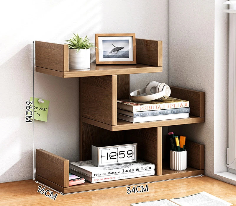 Bamboo Desk Bookshelf