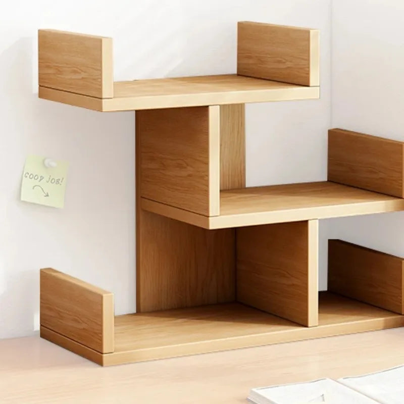 Bamboo Desk Bookshelf