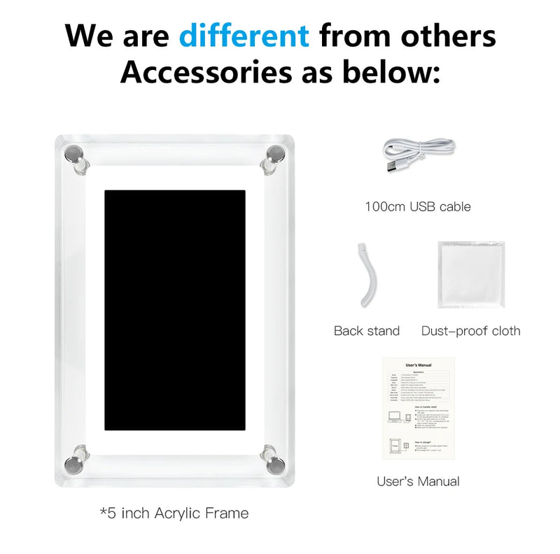 Acrylic Digital Photo Frame