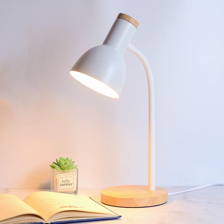 Wood & Iron Desk Lamp