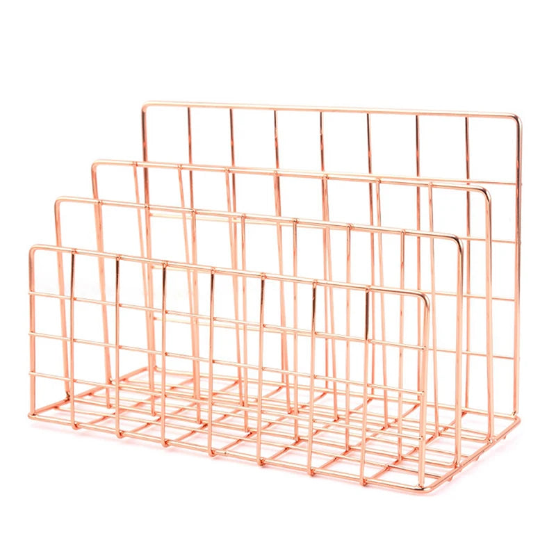 Minimalist Iron Desk Rack