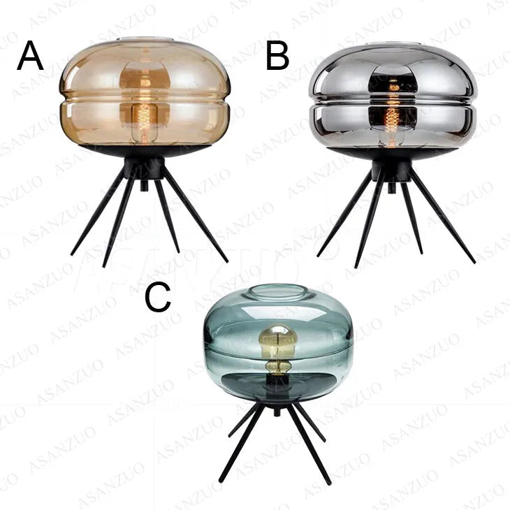 Glass Table Lamp