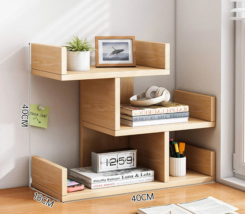 Bamboo Desk Bookshelf