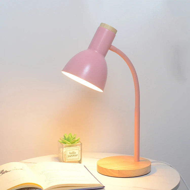 Wood & Iron Desk Lamp