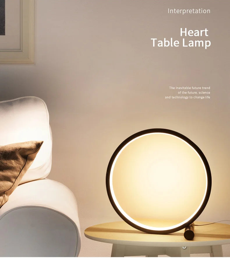 Round Ring Table Lamp