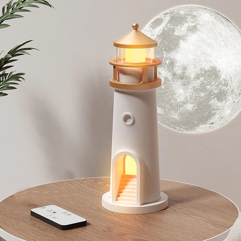 Bluetooth Moon Lighthouse Lamp